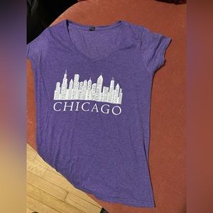 Womens V-Neck Chicago tshirt